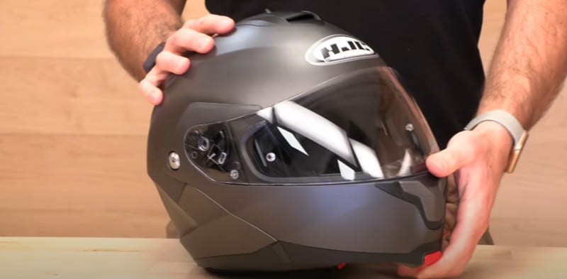 HJC C91 helmet is smart HJC ready for integration with HJC's proprietary Sena-developed Bluetooth systems, specifically the 10B and 20B models.